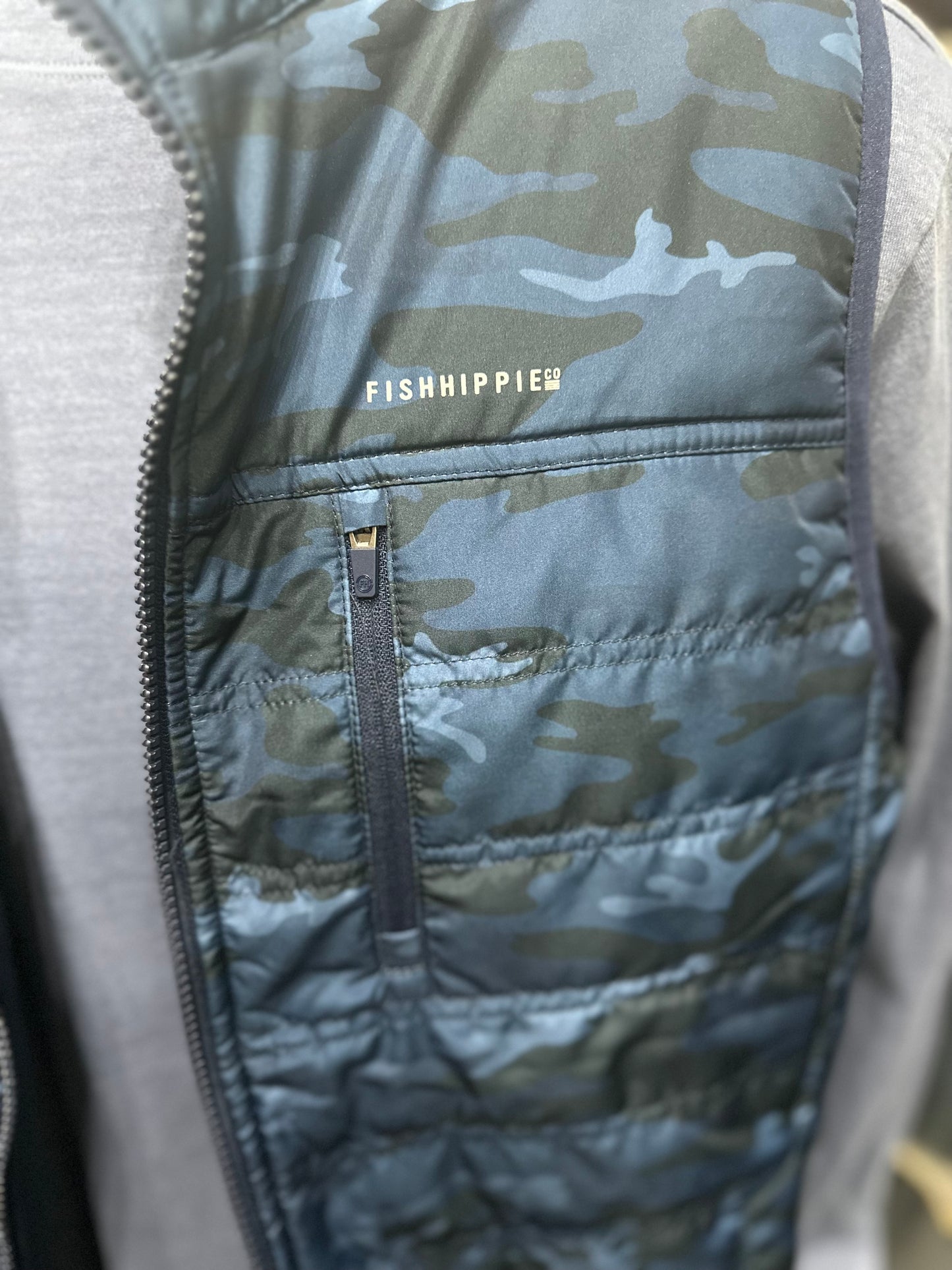 FH Reversible Brooker Vest Navy