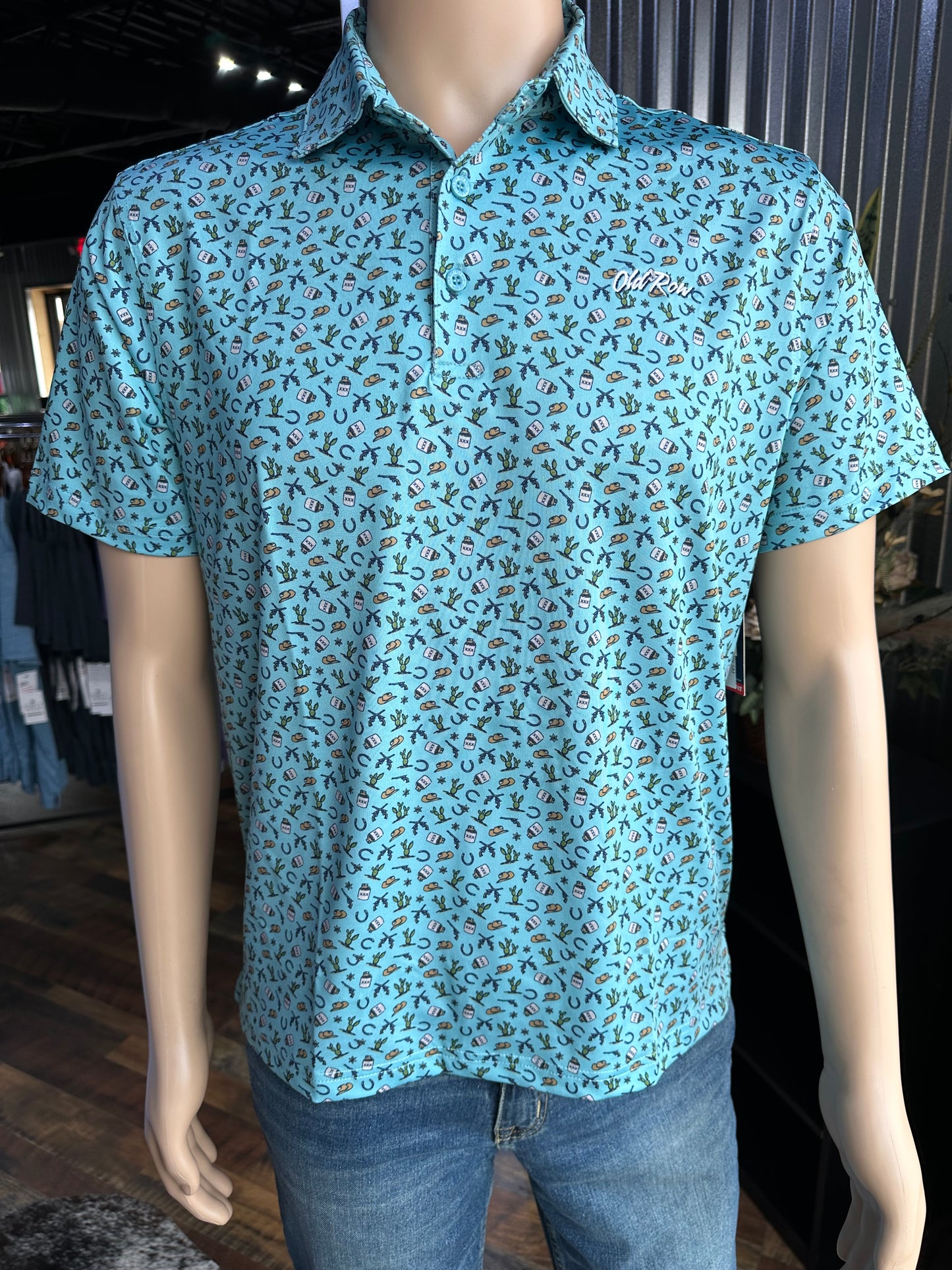 Old Row Western Polo