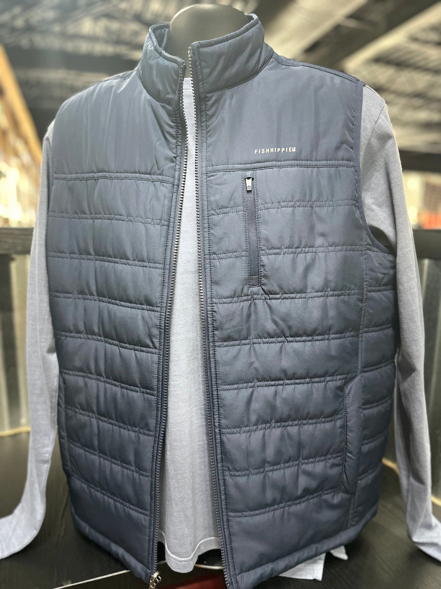 FH Reversible Brooker Vest Navy