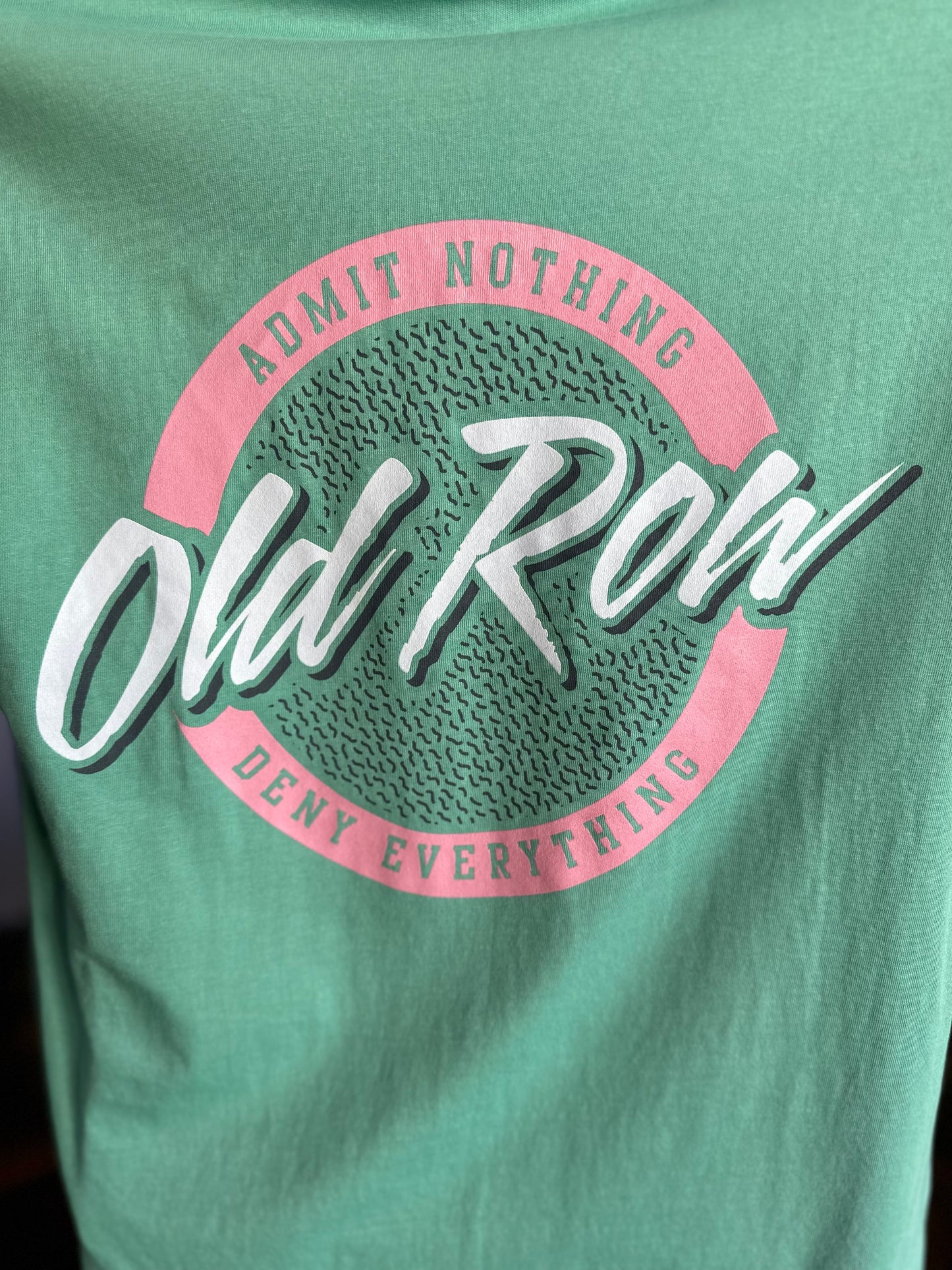 OR Circle Logo Pocket Tee Seafoam
