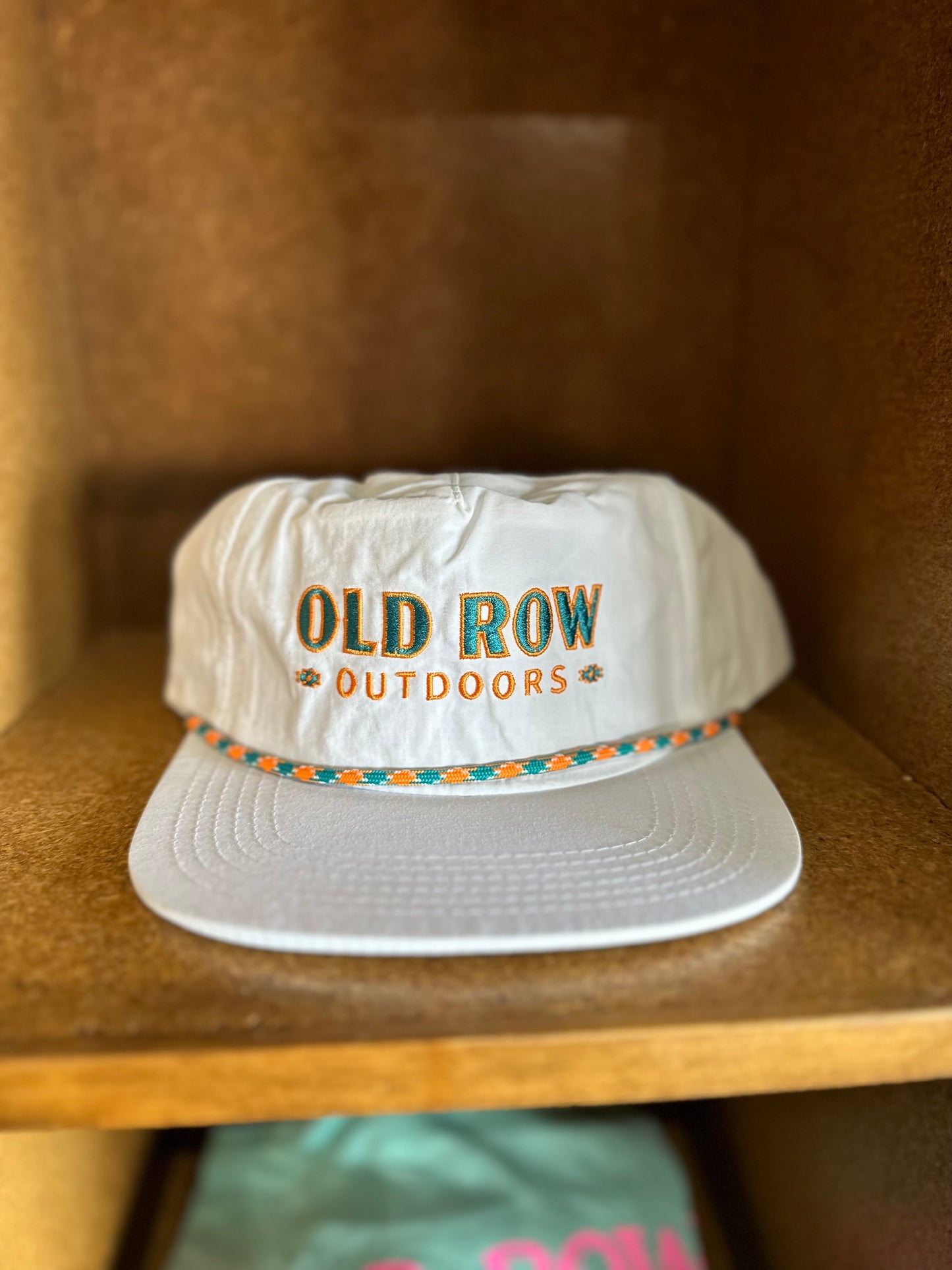 Old Row Nylon Rope Hat White