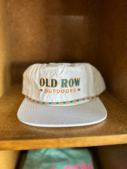 Old Row Nylon Rope Hat White