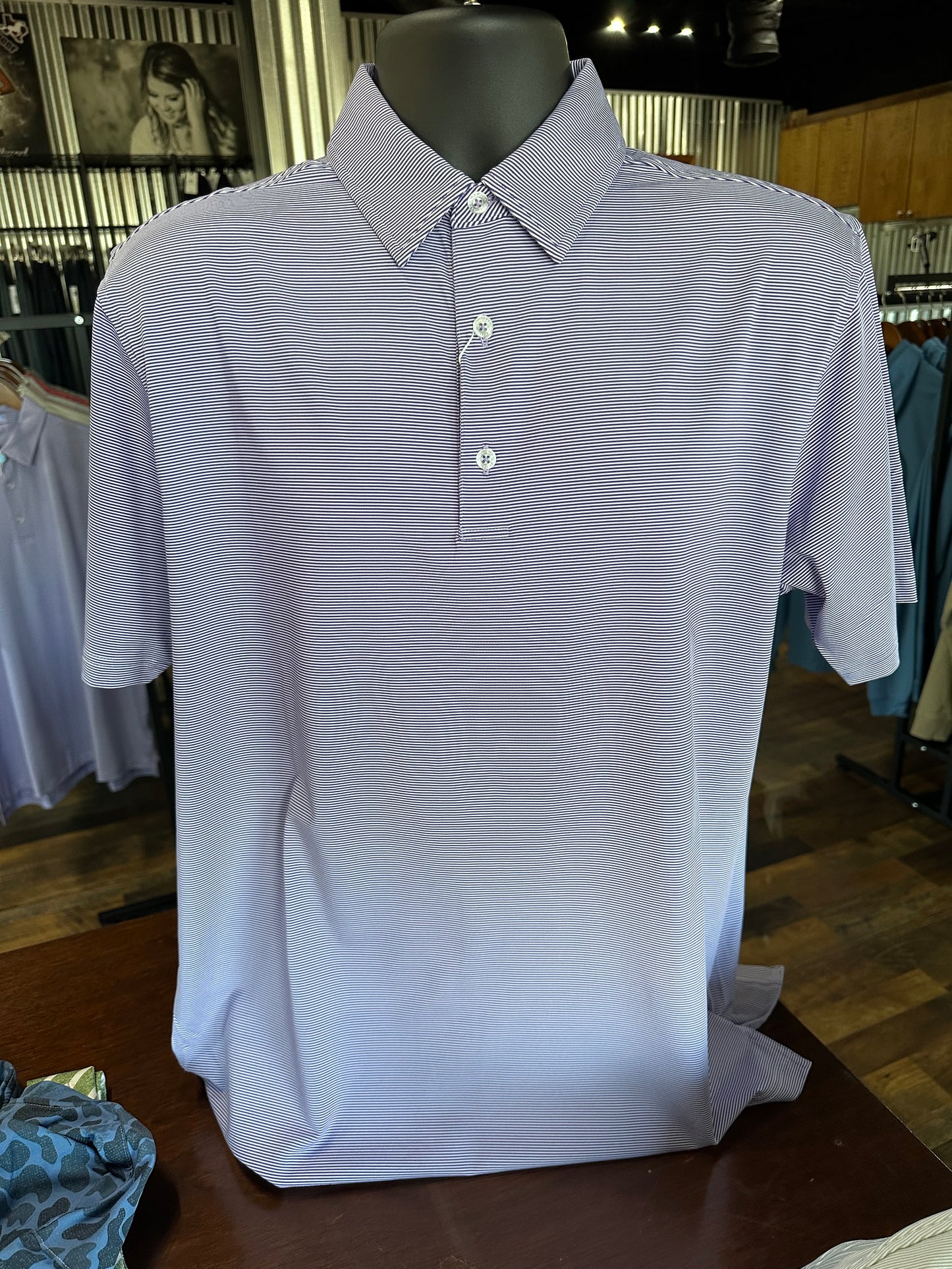 GT Pinstripe Performance Polo