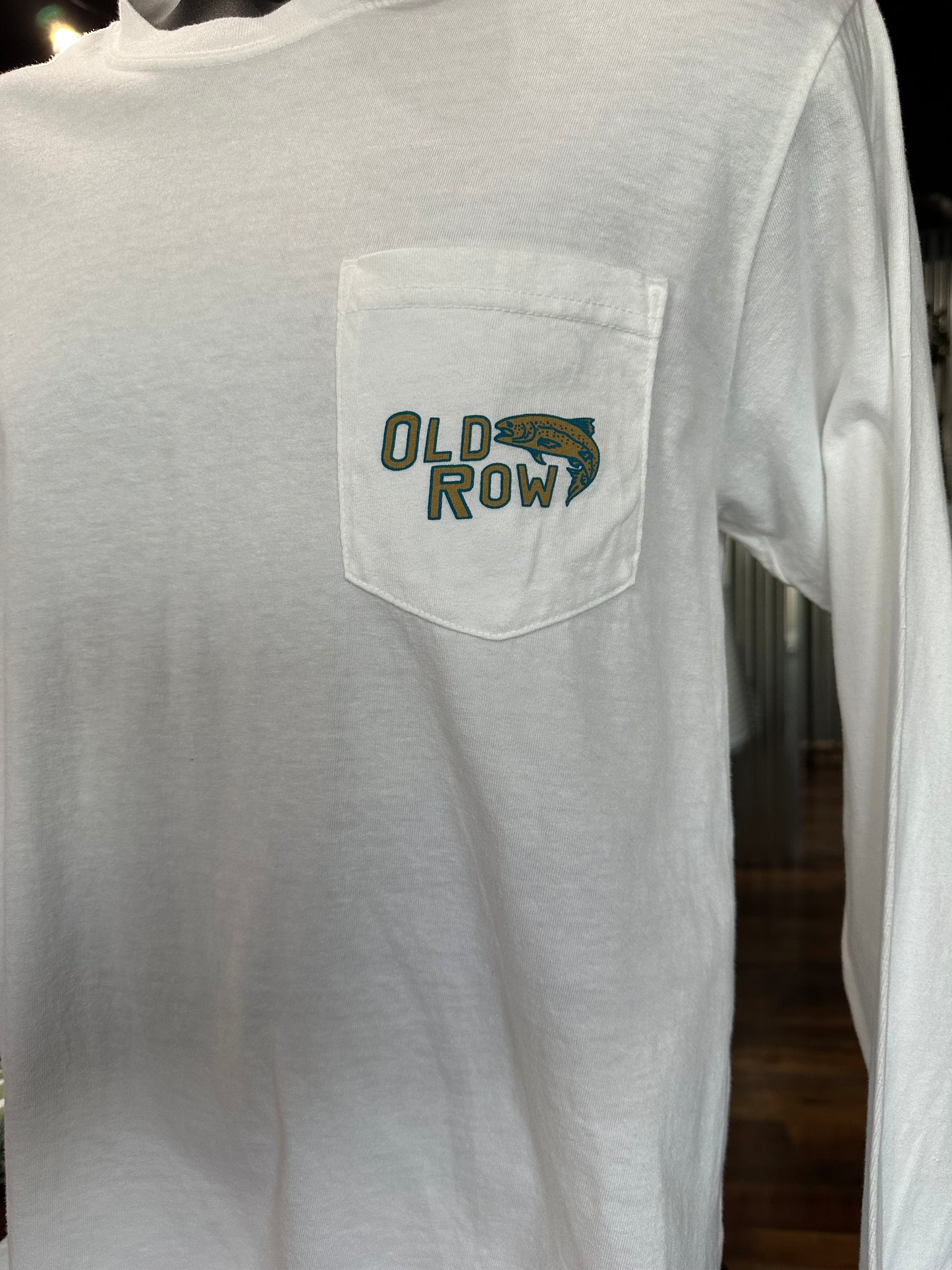 OR Fish Tshirt White LS