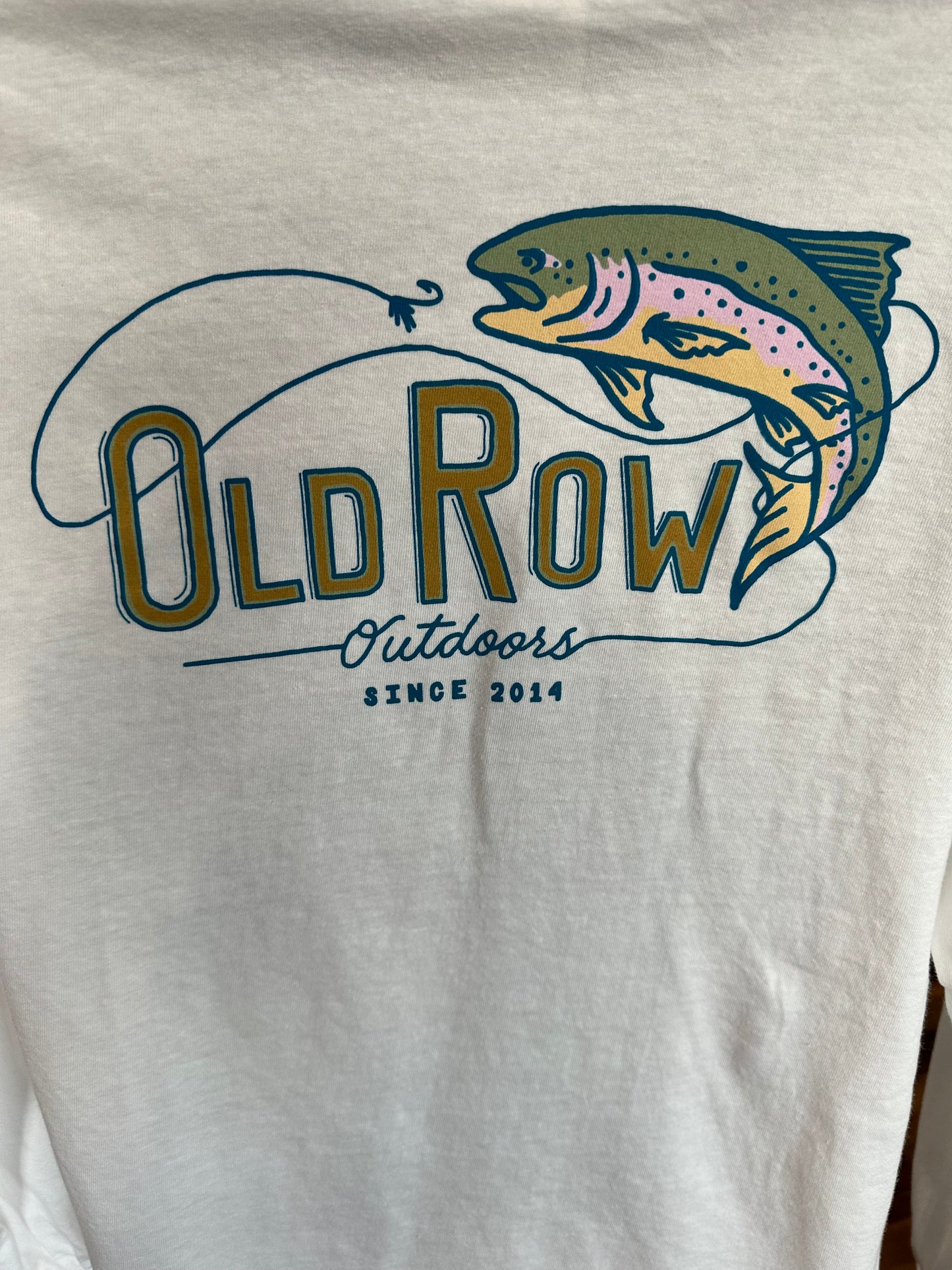 OR Fish Tshirt White LS