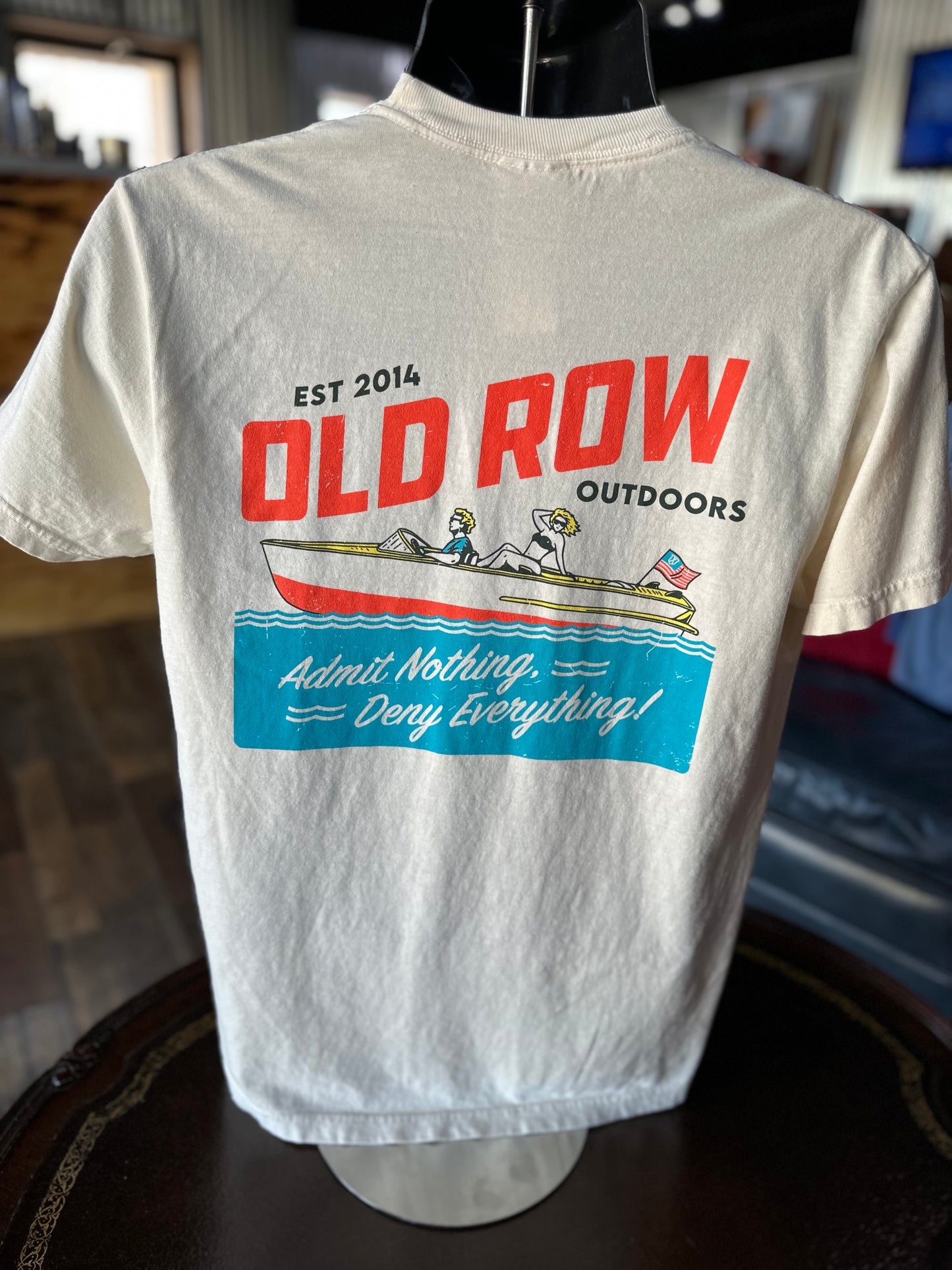 Old Row Vintage Boat