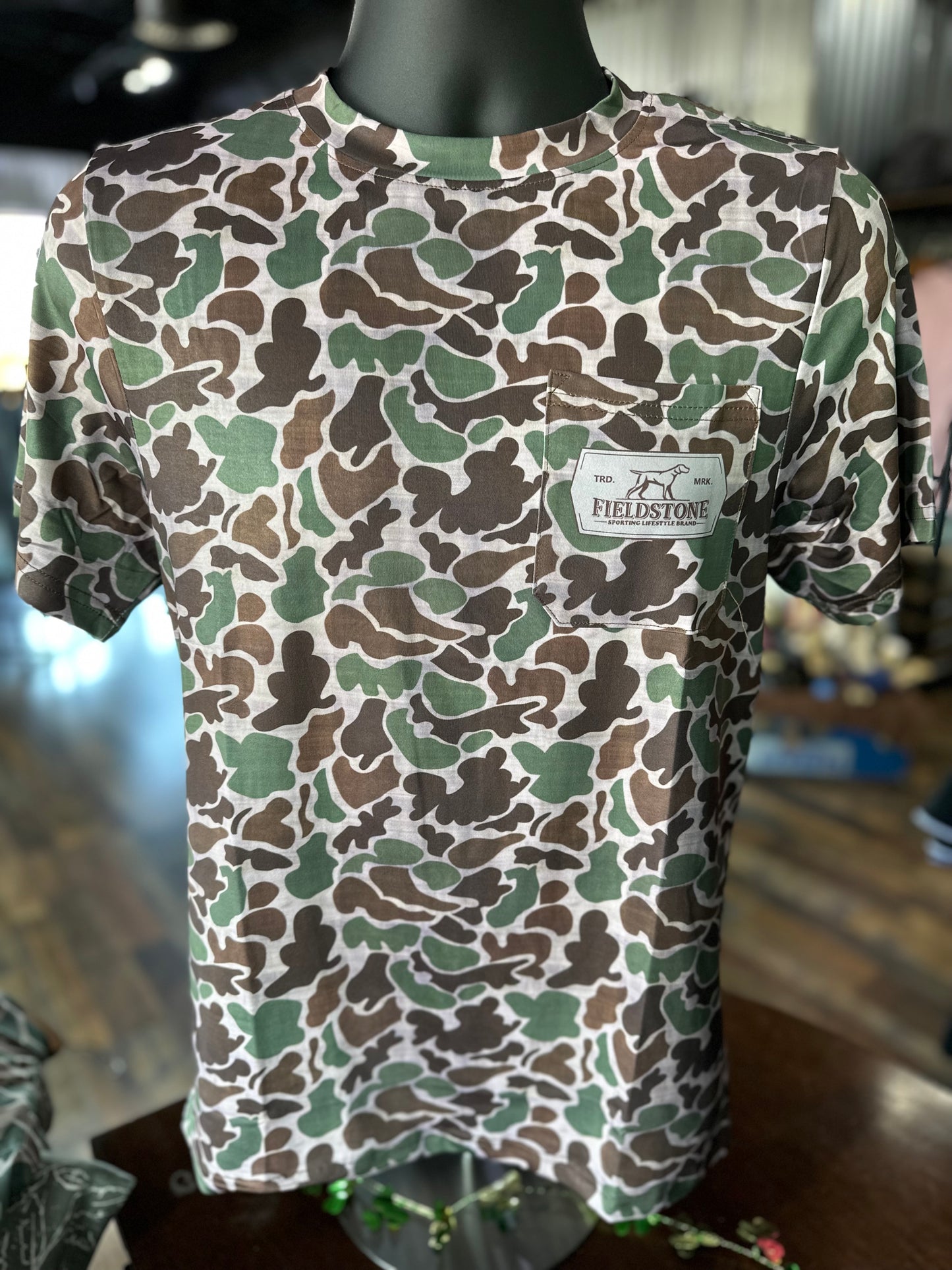 Dry-Fit Pocketed SS Camo