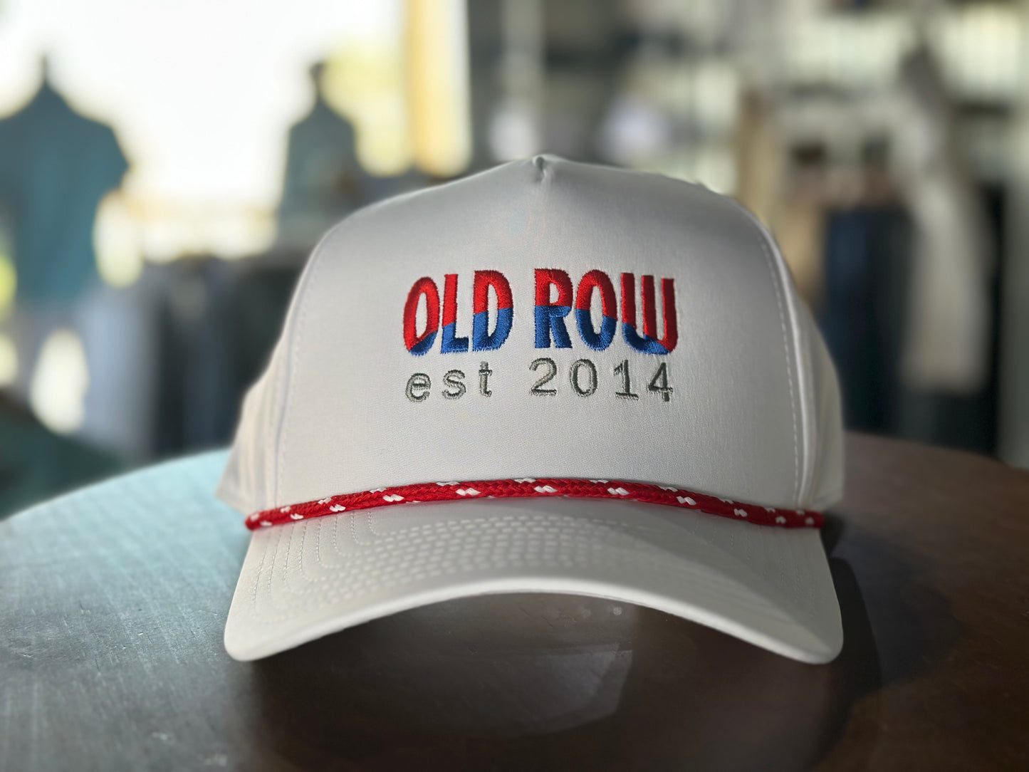 Old Row Script Nylon Hat
